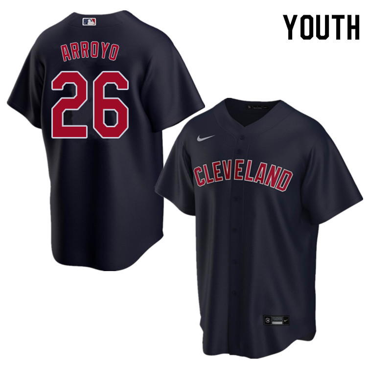 Nike Youth #26 Christian Arroyo Cleveland Indians Baseball Jerseys Sale-Navy